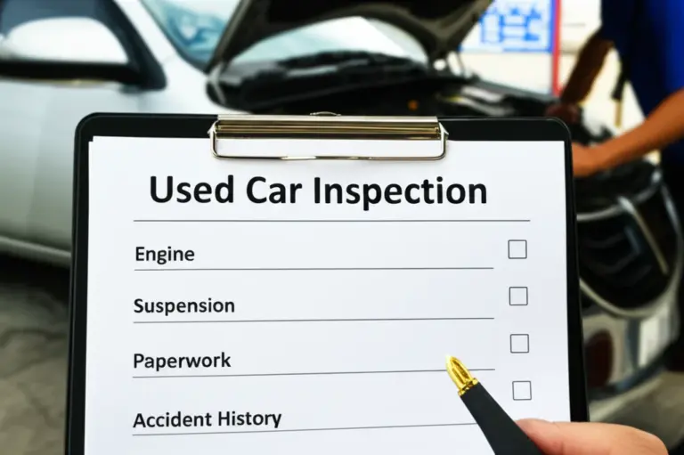 ตรวจสภาพรถและประวัติที่ควรเช็กก่อนซื้อในทวีวัฒนา — รายการตรวจสอบ (checklist) สภาพเครื่อง ช่วงล่าง เอกสารทะเบียน และประวัติการชน