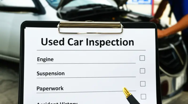 ตรวจสภาพรถและประวัติที่ควรเช็กก่อนซื้อในทวีวัฒนา — รายการตรวจสอบ (checklist) สภาพเครื่อง ช่วงล่าง เอกสารทะเบียน และประวัติการชน