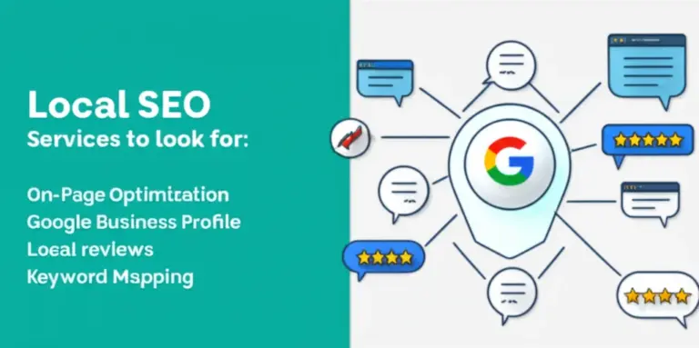 บริการ SEO ท้องถิ่นที่ควรมองหา: On‑page, Google Business Profile, รีวิวท้องถิ่น และการสร้างแผนที่คำค้นหา
