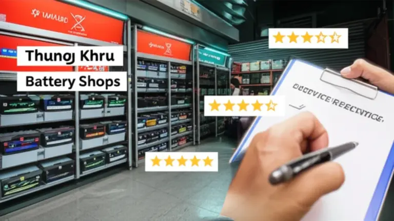 แนะนำร้านแบตเตอรี่ในเขตทุ่งครุ: วิธีค้นหา รีวิว คะแนนบริการ และสิ่งที่ควรตรวจสอบก่อนเข้าใช้บริการ