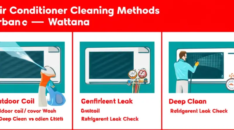 ประเภทการล้างแอร์ที่เหมาะกับพื้นที่วัฒนา — ล้างแอร์แบบล้างฉากนอก vs Deep Clean vs เช็ครั่วน้ำยา พร้อมข้อดีข้อเสีย