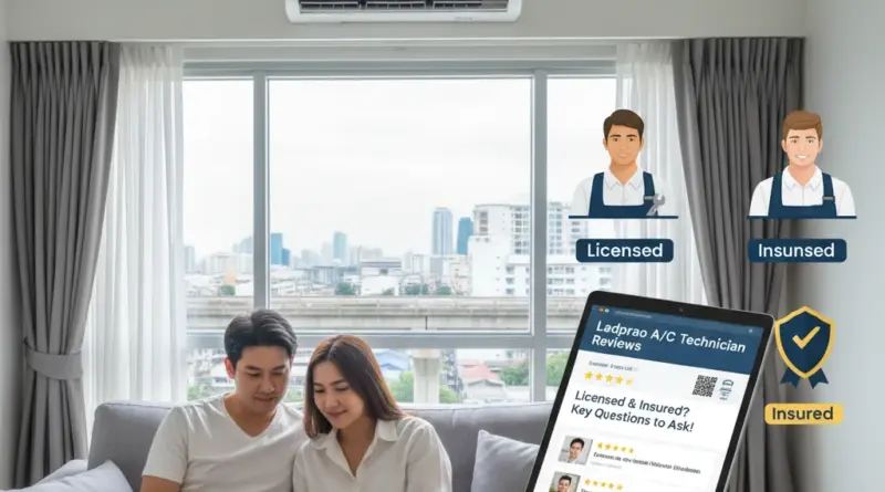 วิธีเลือกช่างล้างแอร์ในลาดพร้าว: รีวิว รีวิวพื้นที่ ใบอนุญาต ประกัน และคำถามสำคัญก่อนจ้าง