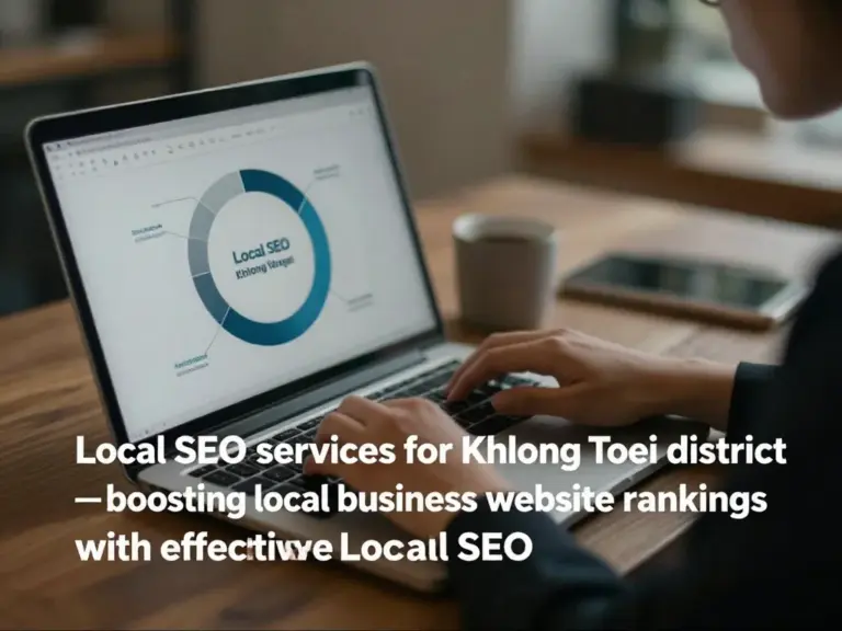 รับทำ SEO เขตคลองเตย: บริการเพิ่มอันดับเว็บไซต์สำหรับธุรกิจท้องถิ่นด้วยกลยุทธ์ Local SEO ที่ได้ผล