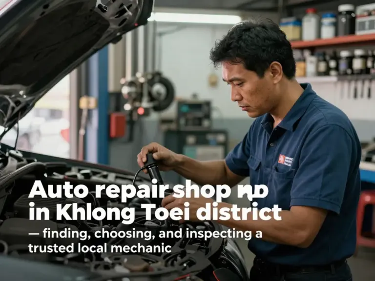 อู่ซ่อมรถ เขตคลองเตย: วิธีหา เลือก และตรวจสอบอู่ที่เชื่อถือได้ใกล้คุณ