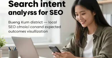 การประเมินความต้องการและเจตนาของผู้ค้นหา “รับทำ SEO เขตบึงกุ่ม” — ทำไมต้องเลือกบริการท้องถิ่นและเป้าหมายที่ควรคาดหวัง