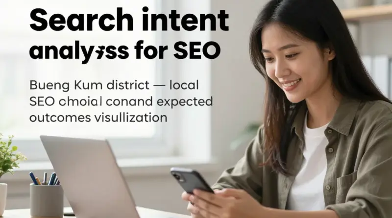 การประเมินความต้องการและเจตนาของผู้ค้นหา “รับทำ SEO เขตบึงกุ่ม” — ทำไมต้องเลือกบริการท้องถิ่นและเป้าหมายที่ควรคาดหวัง