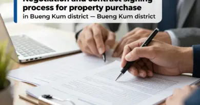 ขั้นตอนการต่อรองราคาและการทำสัญญาซื้อขายในเขตบึงกุ่ม: เทคนิคต่อรอง เอกสารที่ต้องเตรียม และข้อควรระวังทางกฎหมาย