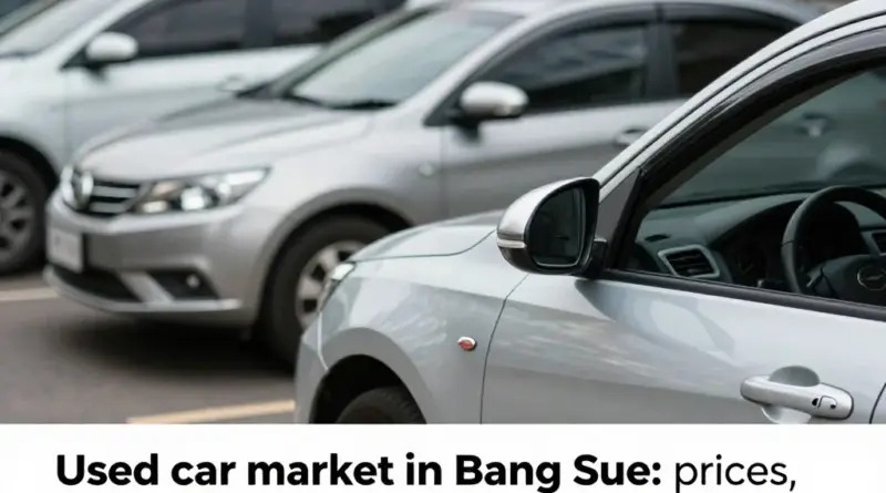 ทำความเข้าใจตลาดรถมือสองในเขตบางซื่อ — สถานการณ์ราคา รุ่นยอดนิยม และแหล่งซื้อขายที่เชื่อถือได้