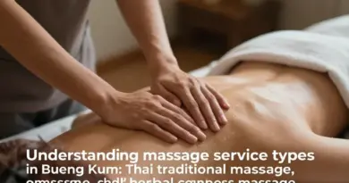 ทำความเข้าใจประเภทบริการนวดในเขตบึงกุ่ม: นวดแผนไทย นวดน้ำมัน นวดลูกประคบ และการนวดเพื่อสุขภาพเฉพาะทาง