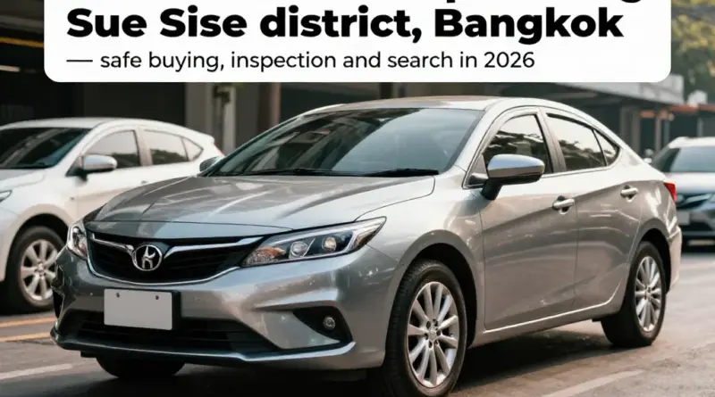 รถมือสอง เขตบางซื่อ: เลือก ค้นหา ตรวจสอบ และซื้ออย่างปลอดภัยในปี 2026