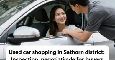 รถมือสอง เขตสาทร: คู่มือเลือกซื้อ-ขาย ตรวจสภาพ และต่อรองราคาที่คุ้มค่าสำหรับผู้ซื้อในพื้นที่