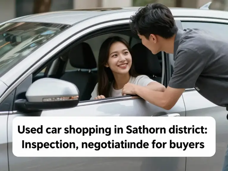 รถมือสอง เขตสาทร: คู่มือเลือกซื้อ-ขาย ตรวจสภาพ และต่อรองราคาที่คุ้มค่าสำหรับผู้ซื้อในพื้นที่