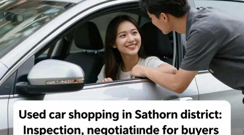 รถมือสอง เขตสาทร: คู่มือเลือกซื้อ-ขาย ตรวจสภาพ และต่อรองราคาที่คุ้มค่าสำหรับผู้ซื้อในพื้นที่