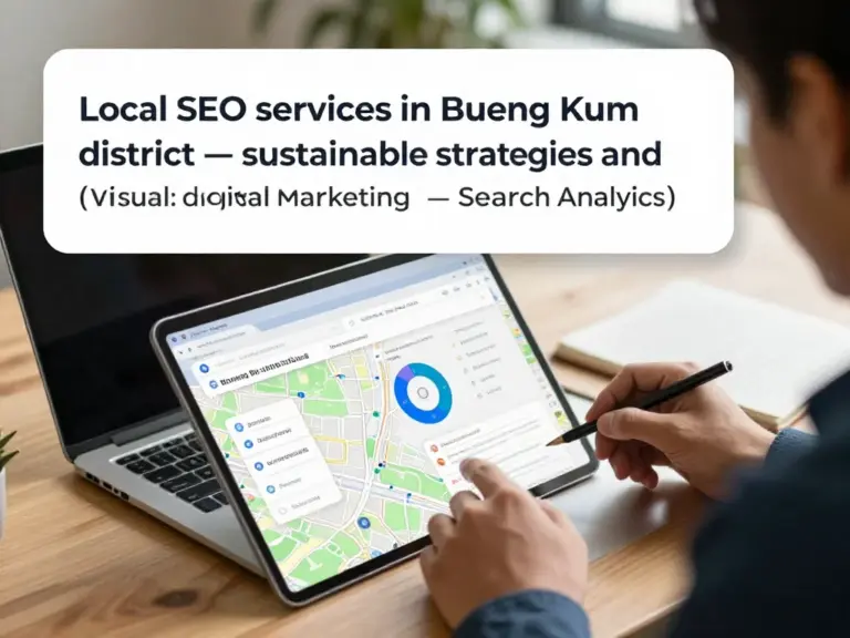 รับทำ SEO เขตบึงกุ่ม: เคล็ดลับการเลือกและบริการที่ช่วยเพิ่มอันดับท้องถิ่นอย่างยั่งยืน