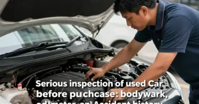 วิธีตรวจสภาพรถมือสองจริงจังก่อนตัดสินใจซื้อ: เช็ครายละเอียดสภาพเครื่อง เกียร์ ตัวถัง เลขไมล์ และประวัติชนในพื้นที่กรุงเทพฯ