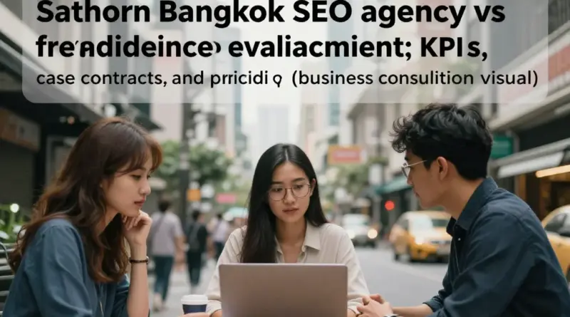 วิธีประเมินเอเจนซี่หรือฟรีแลนซ์ รับทำ SEO เขตสาทร: เคสตัวอย่าง, KPI, สัญญาและราคาที่เหมาะสม