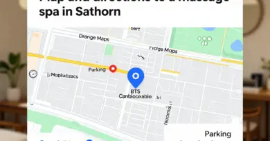 แผนที่และการเดินทางไปยังร้านนวดในสาทร — วิธีใช้ Google Maps, BTS, ที่จอดรถ และเวลาทำการ