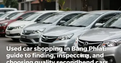 รถมือสอง เขตบางพลัด: คู่มือค้นหา เลือกซื้อ และตรวจสภาพเพื่อได้รถคุณภาพในงบที่พอดี