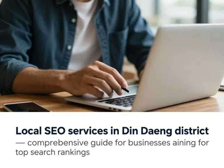 รับทำ SEO เขตดินแดง: คู่มือครบจบสำหรับธุรกิจท้องถิ่นที่ต้องการขึ้นหน้าแรก