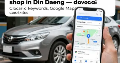 วิธีค้นหาอู่ซ่อมรถที่ดีที่สุดในเขตดินแดง — คีย์เวิร์ดท้องถิ่น รีวิวแผนที่ Google Maps และช่องทางสอบถามราคา