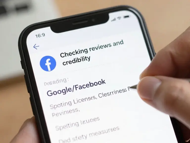 วิธีตรวจสอบรีวิวและความน่าเชื่อถือ: อ่านรีวิว Google/Facebook, สังเกตใบอนุญาต, ความสะอาด และมาตรการความปลอดภัย