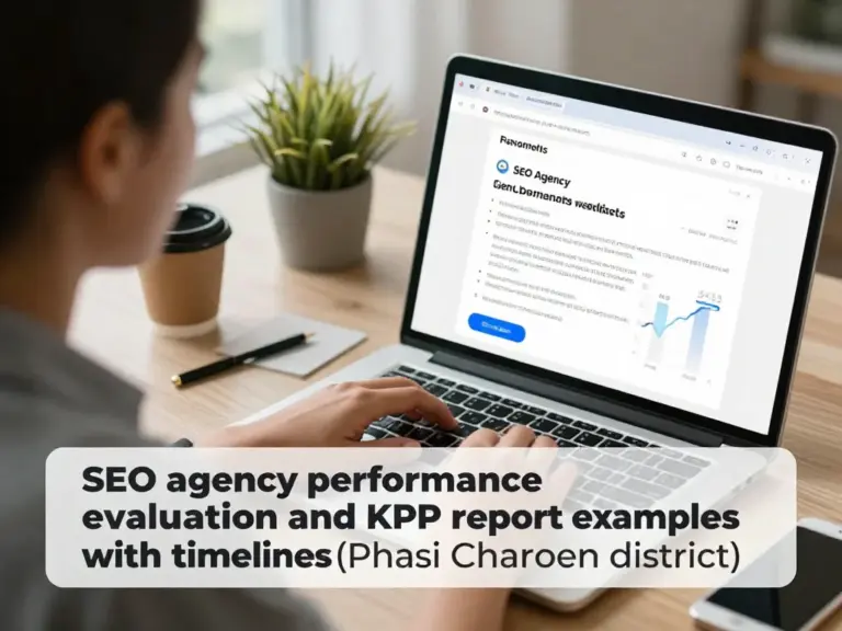 วิธีประเมินผลงานและ KPI ของผู้ให้บริการ SEO ในเขตภาษีเจริญ (ตัวอย่างรายงานและกรอบเวลา)