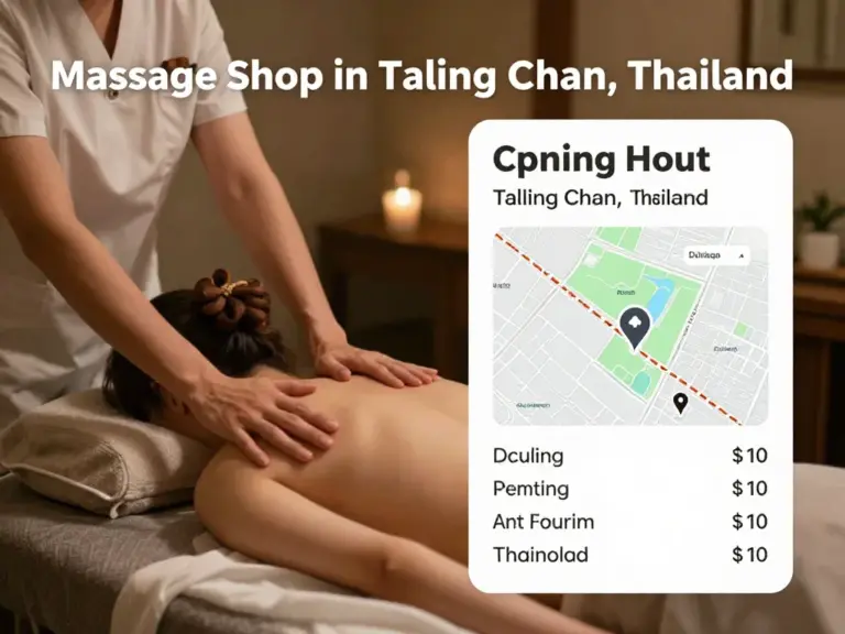 ร้านนวดตลิ่งชันใกล้ฉัน: เช็กทำเล เวลาเปิด-ปิด และการเดินทางก่อนจอง