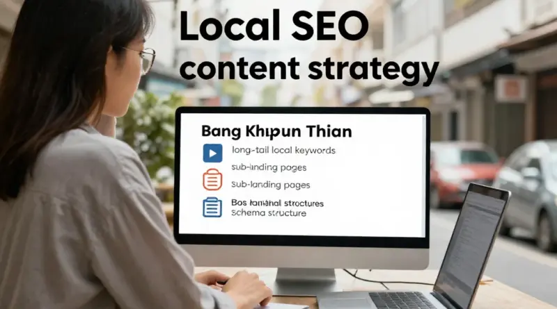 กลยุทธ์คอนเทนต์และคีย์เวิร์ดเชิงพื้นที่สำหรับบางขุนเทียน: Long-tail keywords, หน้า Landing Page ย่อย และโครงสร้าง Schema