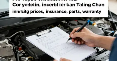 คำถามก่อนนำรถเข้าอู่ในเขตตลิ่งชัน — ตรวจเช็คราคา ประกัน ชิ้นส่วน และการรับประกันงานซ่อม