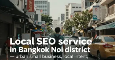 ทำไมต้องเลือกบริการรับทำ SEO ในเขตบางกอกน้อย: เจตนา ค่าครองชีพ และโอกาสทางธุรกิจท้องถิ่น