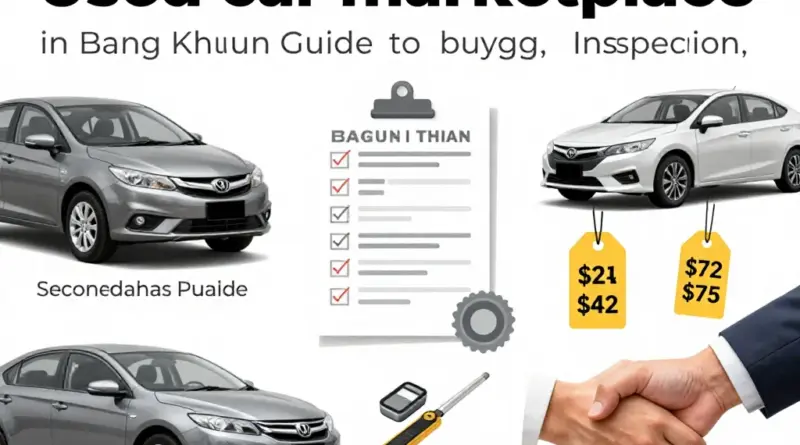รถมือสอง เขตบางขุนเทียน: คู่มือครบถ้วน เลือกซื้อ-ตรวจสภาพ-ราคา-ซื้อขายอย่างปลอดภัย