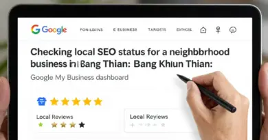 วิธีตรวจสอบสถานะปัจจุบันของ SEO ท้องถิ่น (Google My Business, รีวิว, คีย์เวิร์ดท้องถิ่น) ในบางขุนเทียน