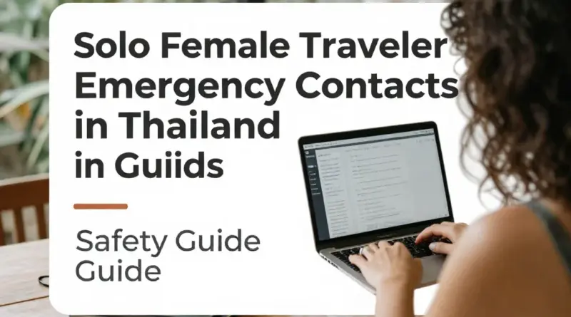 Emergency Contacts in Thailand for Solo Female Travelers: A Practical Safety Guide