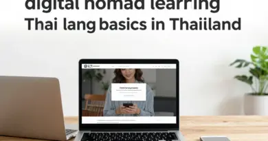 Thai Language Basics in Thailand for Digital Nomads