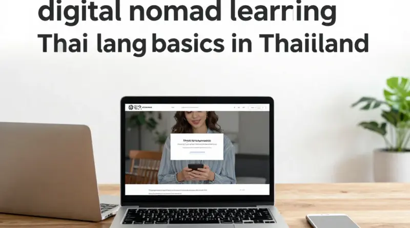 Thai Language Basics in Thailand for Digital Nomads