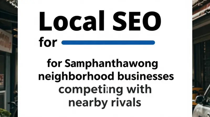 ทำไมธุรกิจในเขตสัมพันธวงศ์ต้องใช้ Local SEO เพื่อแข่งขันกับคู่แข่งใกล้เคียง