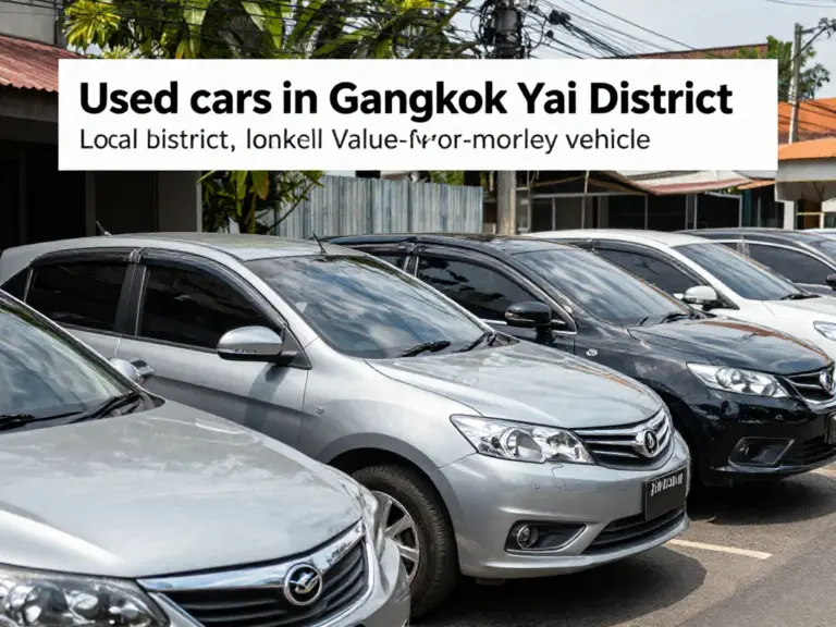 รถมือสอง เขตบางกอกใหญ่: แนะนำแหล่งซื้อขายรถมือสองใกล้บ้าน พร้อมวิธีเลือกคันที่คุ้มค่า
