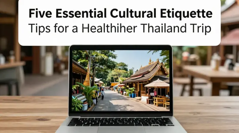 5 Essential Cultural Etiquette Secrets for a Healthier Thailand Trip