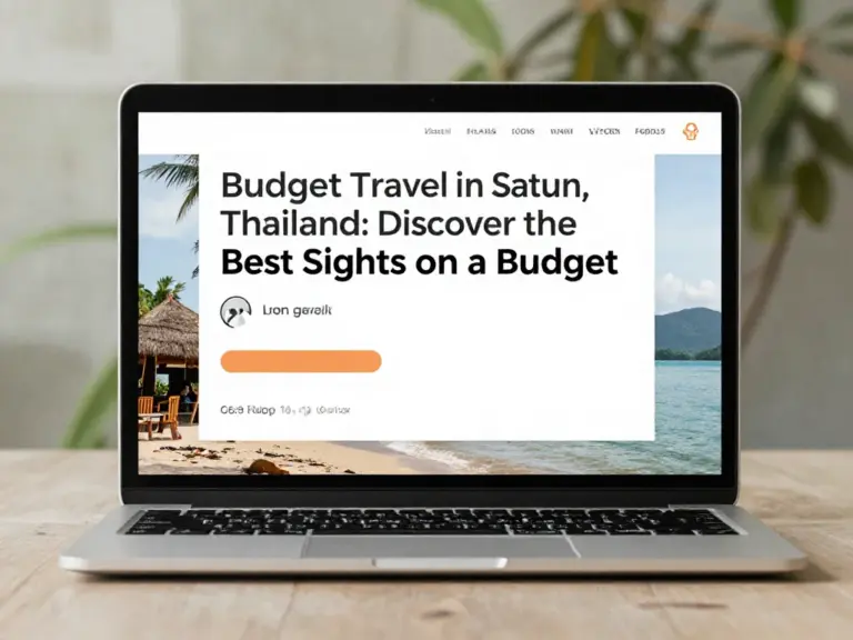 Budget Travel in Satun: How to See the Best for Less