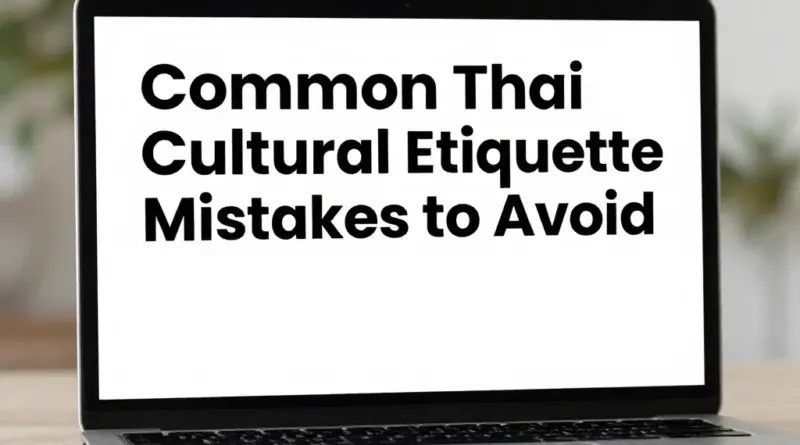 Common Thailand Cultural Etiquette Mistakes Every Traveler Should Avoid