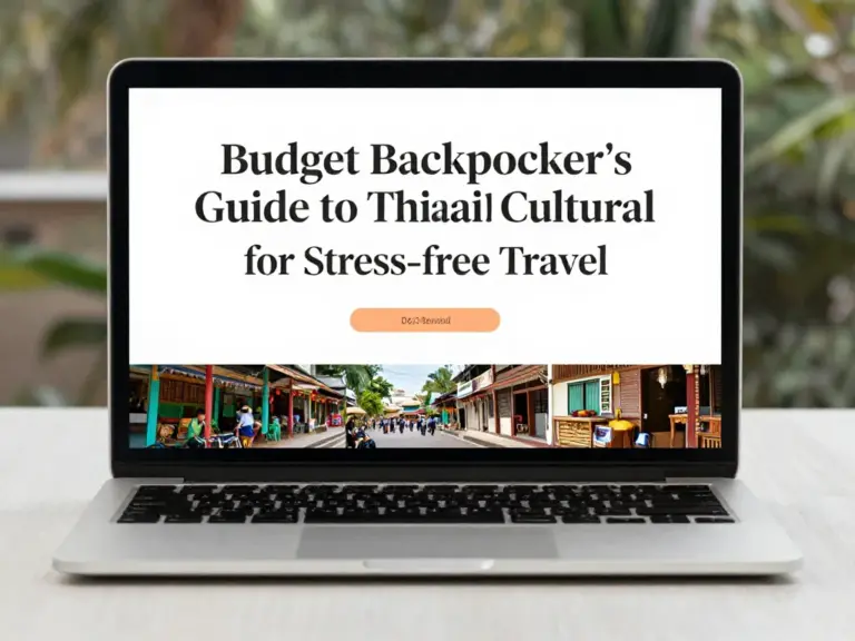 Cultural Etiquette in Thailand: A Budget Backpacker’s Guide to Stress-Free Travel