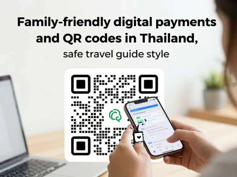 Digital Payments and QR in Thailand for Families with Kids: A Safe Travel Guide