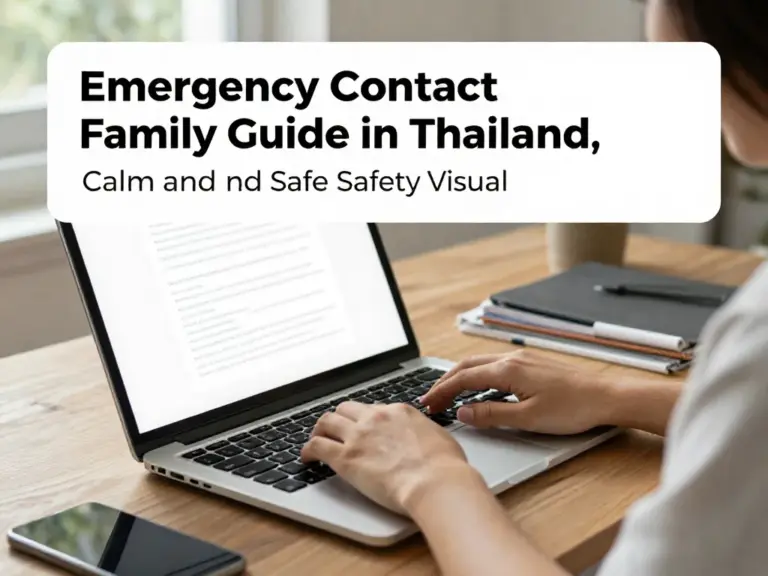 Emergency Contacts in Thailand: A Family Guide to Staying Calm and Safe