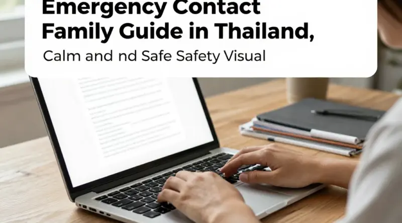 Emergency Contacts in Thailand: A Family Guide to Staying Calm and Safe