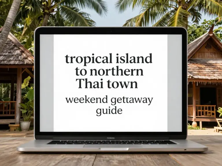 From Koh Samui to Phrae: A Perfect Weekend Getaway Guide