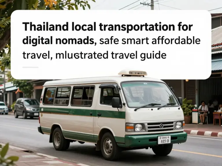 Local Transportation in Thailand: A Digital Nomad’s Guide to Safe, Smart, and Affordable Travel