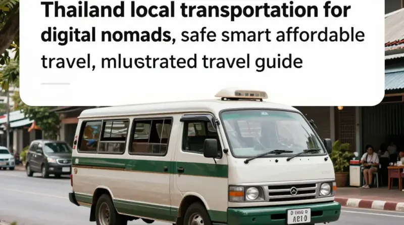 Local Transportation in Thailand: A Digital Nomad’s Guide to Safe, Smart, and Affordable Travel