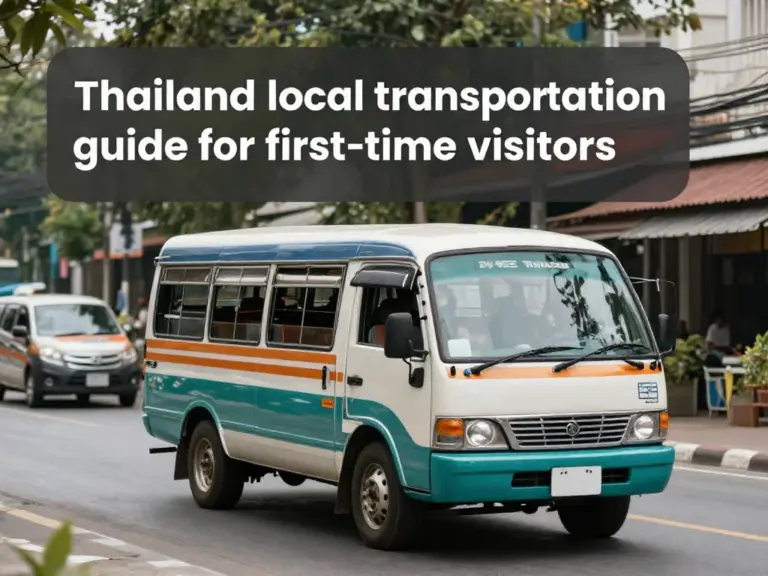 Local Transportation in Thailand: A First-Time Visitor’s Guide to Getting Around Without Embarrassment