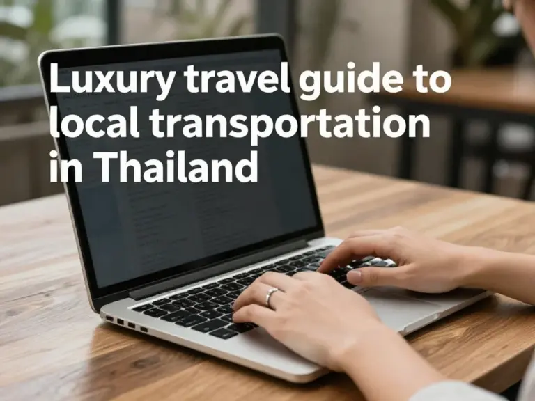 Luxury Traveler’s Guide to Local Transportation in Thailand