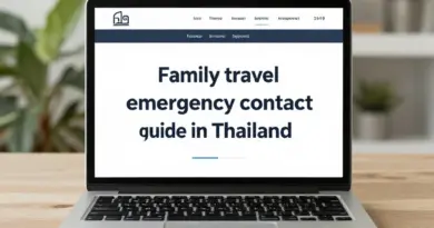 Mastering Emergency Contacts in Thailand for Families Traveling with Kids